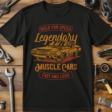 Legendary Muscle Cars Fast T-shirt Cars & Petrol Heads Tees & T-Shirts
