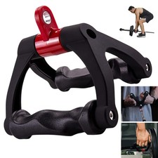 Double D Handle Cable Attachment - Triangle V Bar Grip for LAT Pulldown