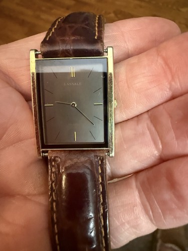 Lassale 1980 gold tone quartz - gold,