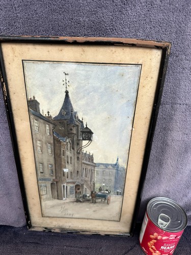 Antique 1884 framed - framed, edinburgh