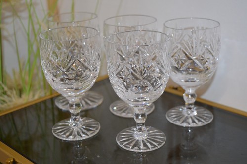 Vintage georgian crystal wine - crystal,
