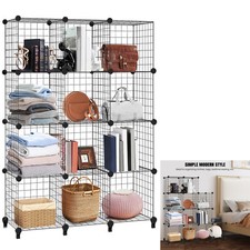 12 Cube Metal Wire Rack