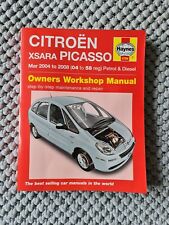 Citroen Xsara Picasso Petrol & Diesel (Mar 04 - 08) Haynes Repair Owners Manual 