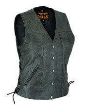Gray Women's Naked Cowhide