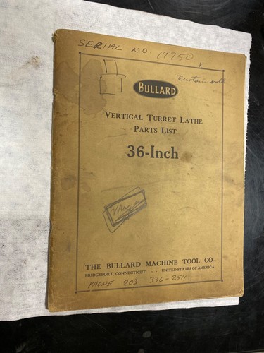 Bullard vertical turret - bullard,