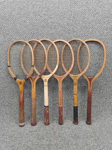 Vintage antique wooden tennis - antique,