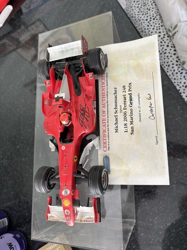 Michael schumacher signed 18 - michael, 1:18