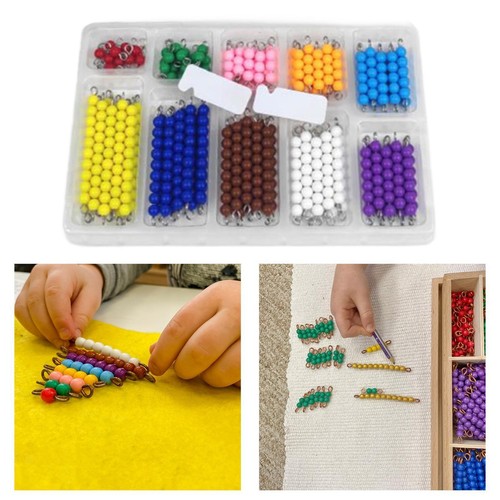 Montessori checker board beads - board,