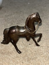 Handcrafted Copper Gold Antique Riding Horse Statue | Vastu Feng Shui Home Decor