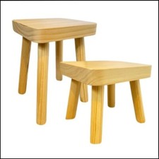 Plant Stand Wooden Table Stool