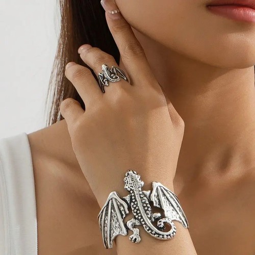 Dragon bracelet and ring - ring, in