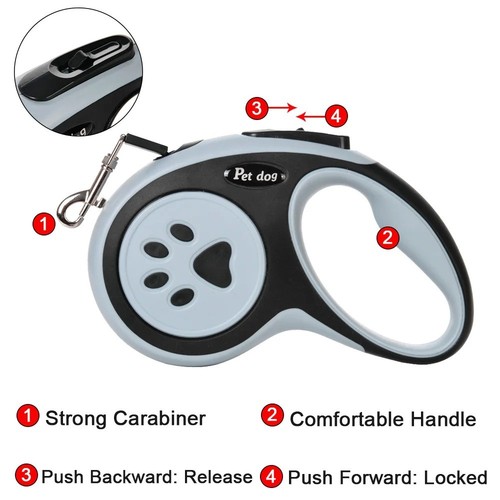 Retractable dog lead - dog,