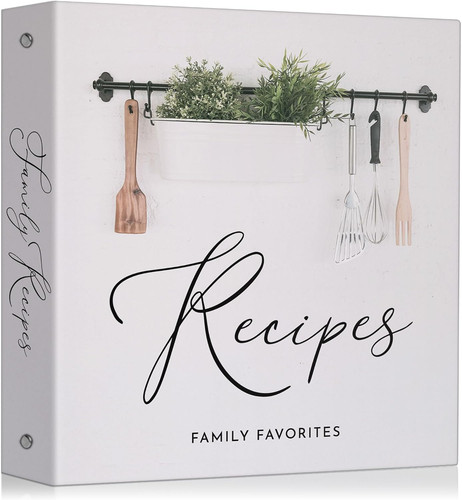 Family recipe binder 11x12 - recipe,