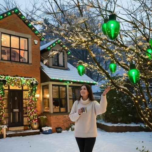 Giant christmas bulbs - c9,