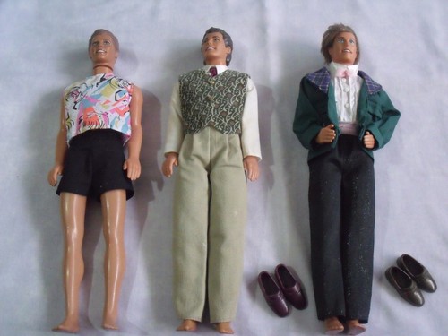 Vintage mattel barbie 3 x - ,