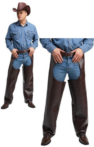 Deluxe faux leather cowboy - deluxe,