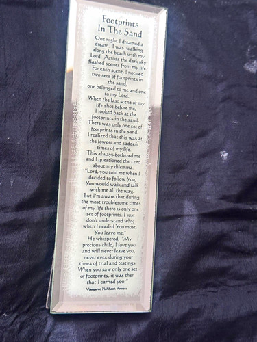 Footprints the sand poem - in,