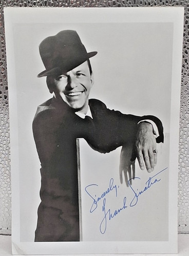 Vintage frank sinatra signed - vintage,