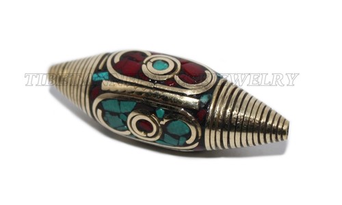 Turquoise beads tribal - turquoise,