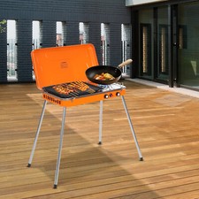 Double Burner Grill Gas