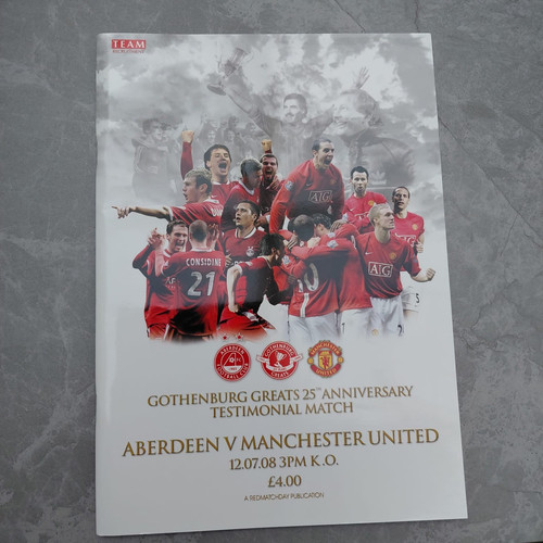 Official programme aberdeen v - aberdeen,