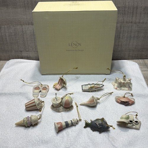 Lenox summer mini ornament set - summer,
