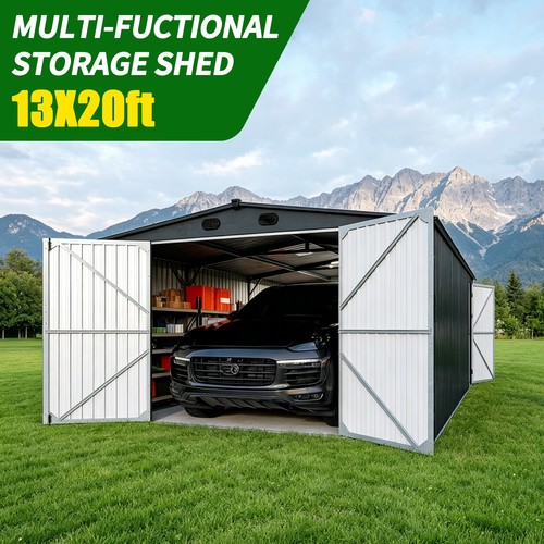 13x20 galvaniz metal garage - metal,