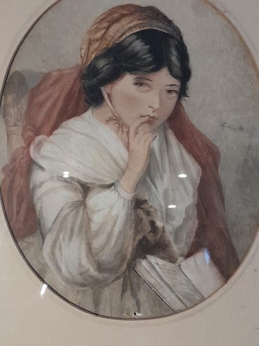 Charming victorian watercolour - victorian,