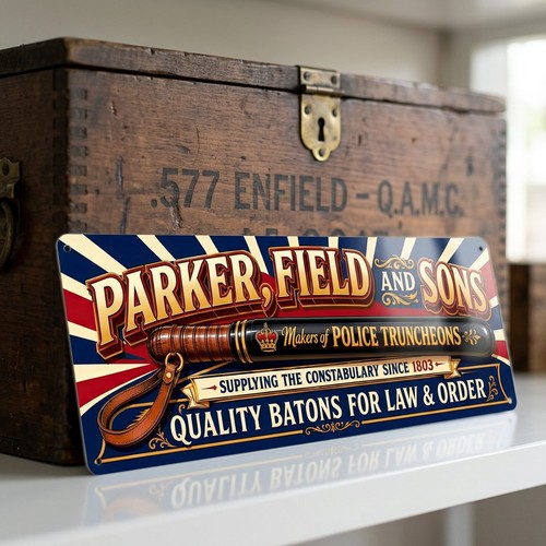 Parker field sons metal sign - metal,