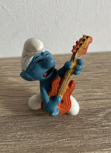 Vintage smurf pvc figure - pvc,