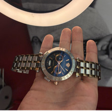 Versace Chronograph Blue Dial