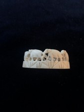 Vintage Bovine Bone Elephant