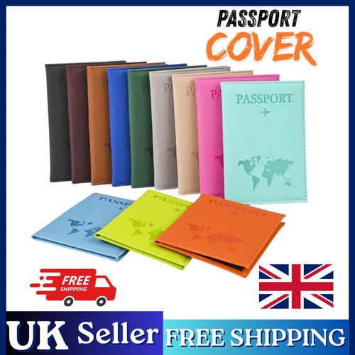 Leather passport holder - leather,