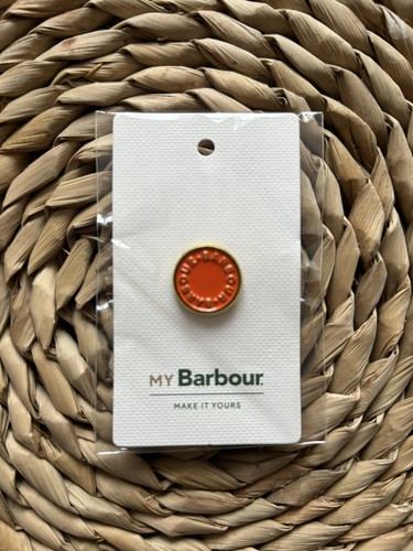 Barbour enamel pin - barbour,