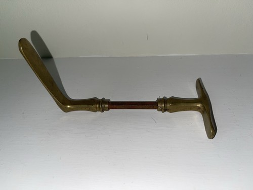 Brass victorian prison door - brass,