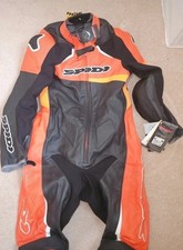 Spidi Warrior Leathers KTM Orange Size Eu 56/Uk46