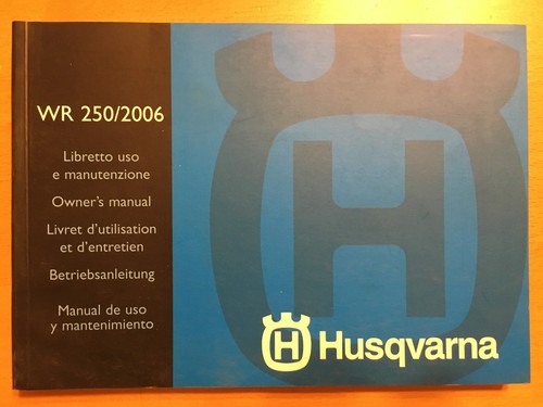 Husqvarna 2006 250 owners - husqvarna,