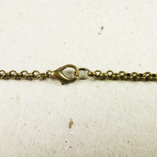 Antique bronze 3mm iron rolo - iron,