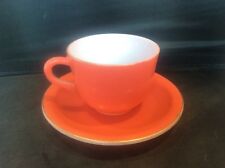 Vintage PYREX Coral Red Cup &