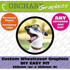 Spare Wheel Cover Graphics Decal PRINTED Vinyl Sticker Personalised 4x4 Custom