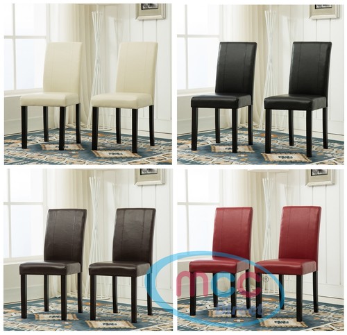 Faux leather dining - 2, x