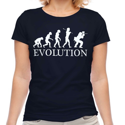 Paintball evolution man - evolution, of