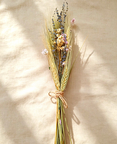 Dried mixed flower bouquet - mixed,