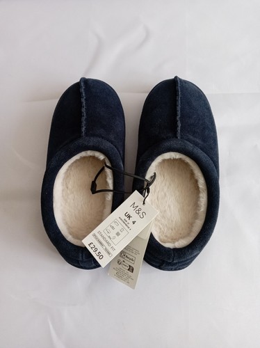 Suede faux fur lined - m&s,