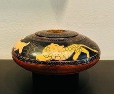 Antique Greek Wooden Pyxis