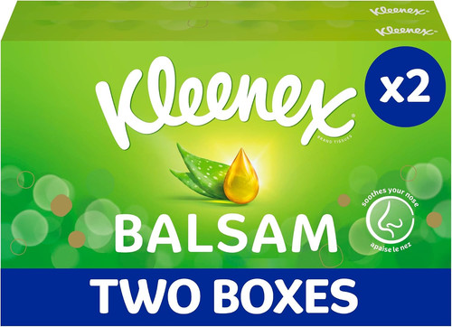 Kleenex balsam facial tissues - kleenex,