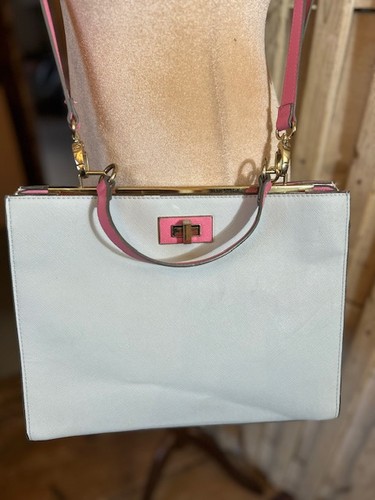 Floozie pink blue faux leather - blue,