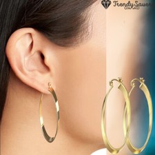 14K Gold Filled Hoop Earrings
