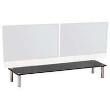 Large twin monitor - riser, stand
