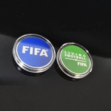 1x FIFA referee coin/ coin toss/ flip coin / green & Blue